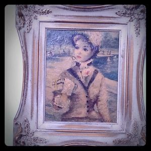 A oil painting from huldah